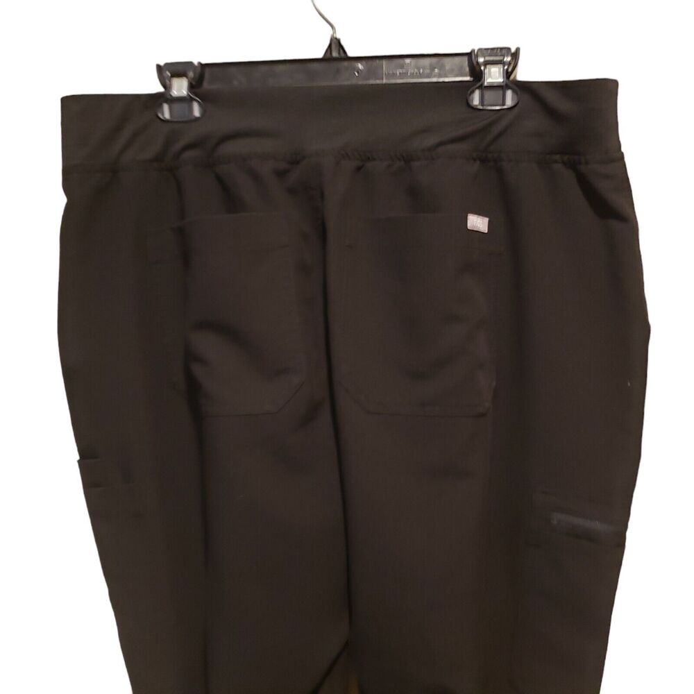 Figs Scrub Pants Men Size 2XL Black Heavy Duty Waistband Joggers Tech Collection - Picture 3 of 13